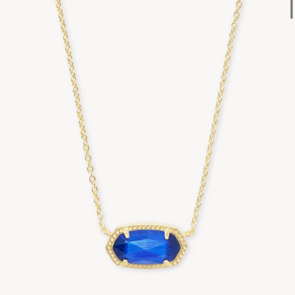 Kendra Scott Colbalt cats eye elisa pendent